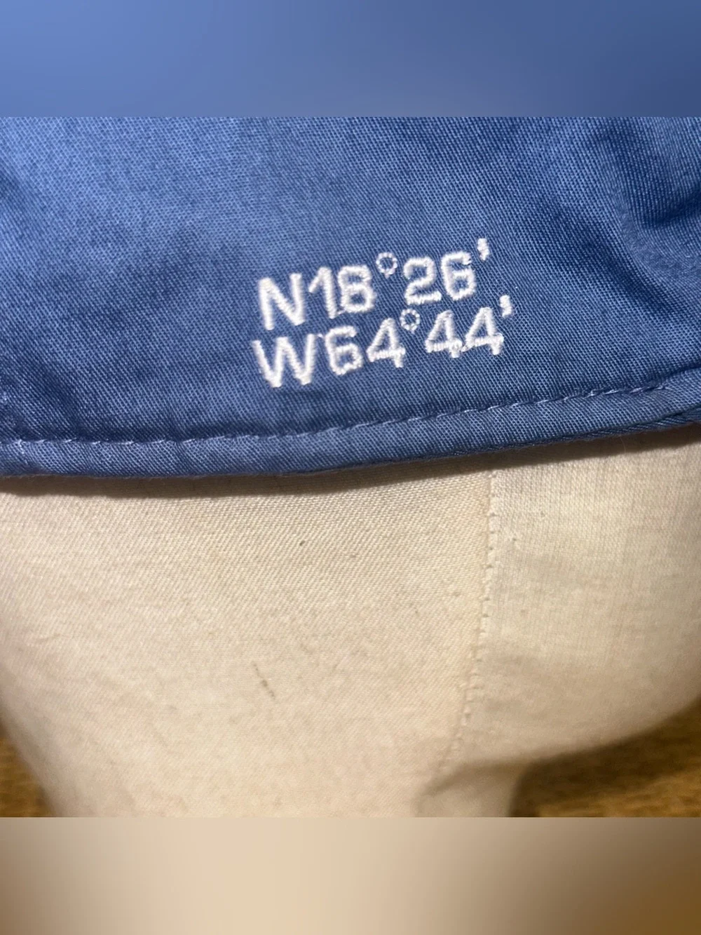Ahead Foxy’s Classic Logo Cap Adults Adjustable 100% Cotton Blue Lightweight XL